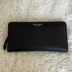 Kate Spade Black Leather Wallet